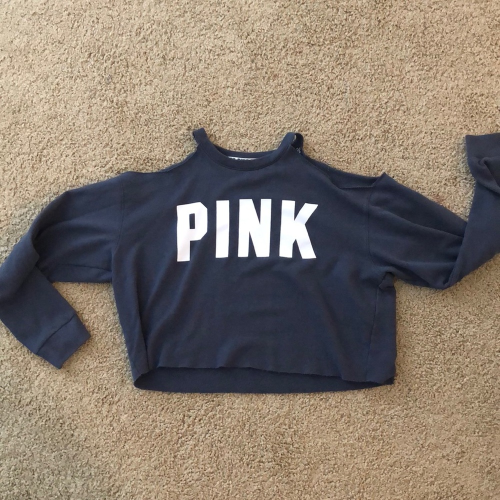 PINK / VS cold shoulder crop